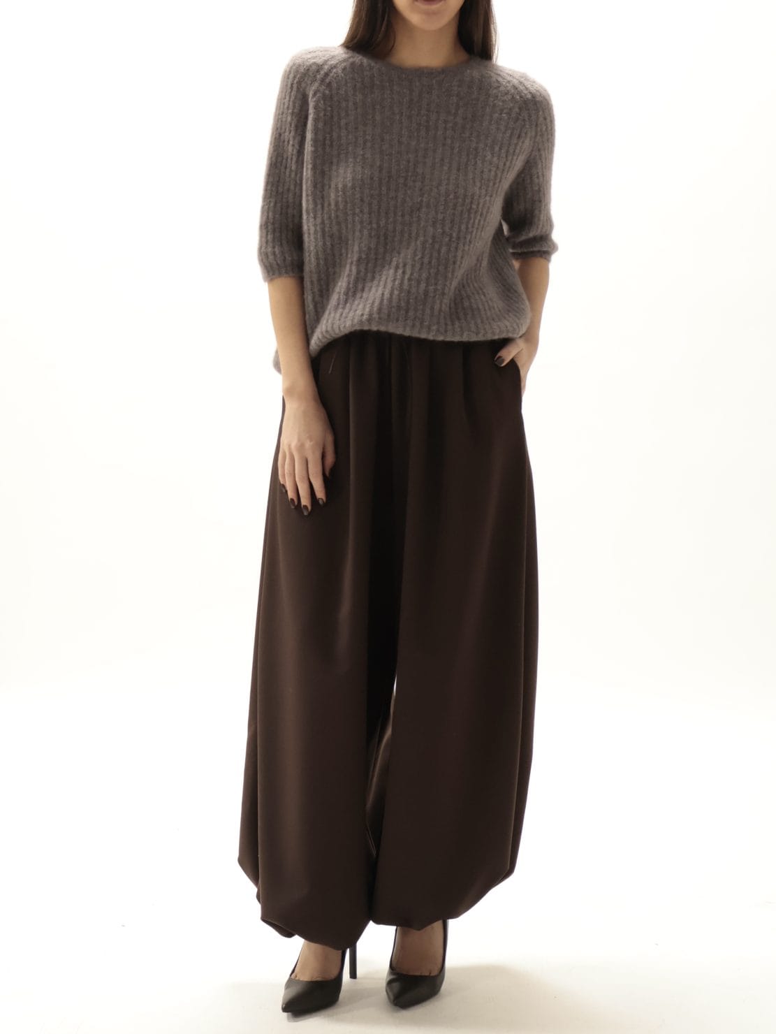 Pantalone baloon Aladino moro