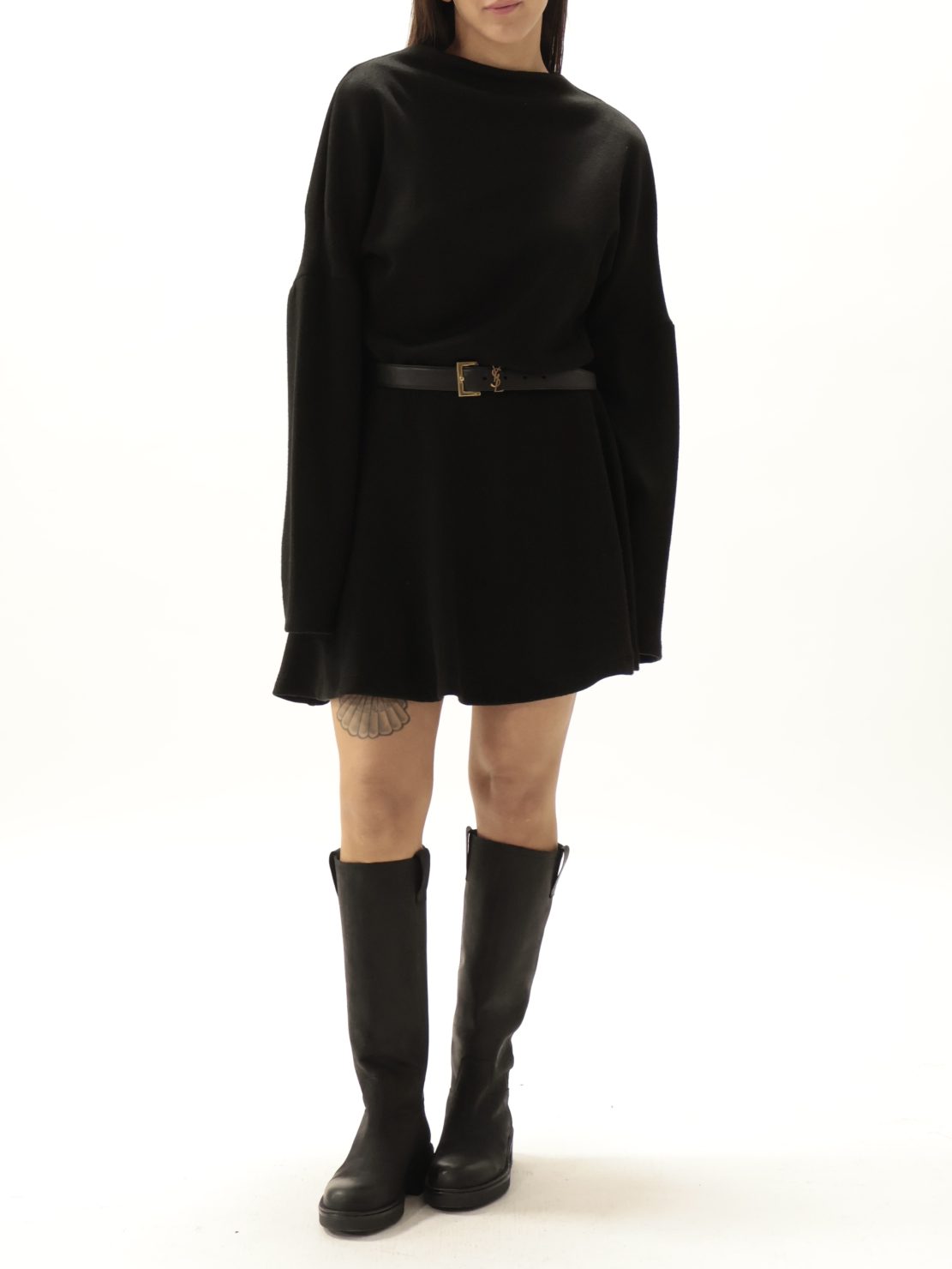 Abito corto cratere nero