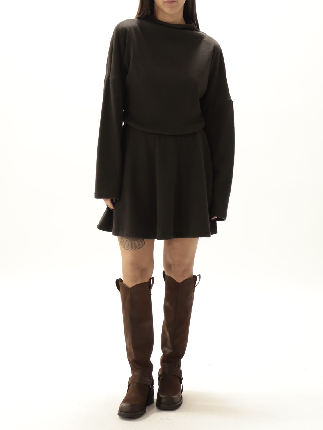 Abito corto cratere moro