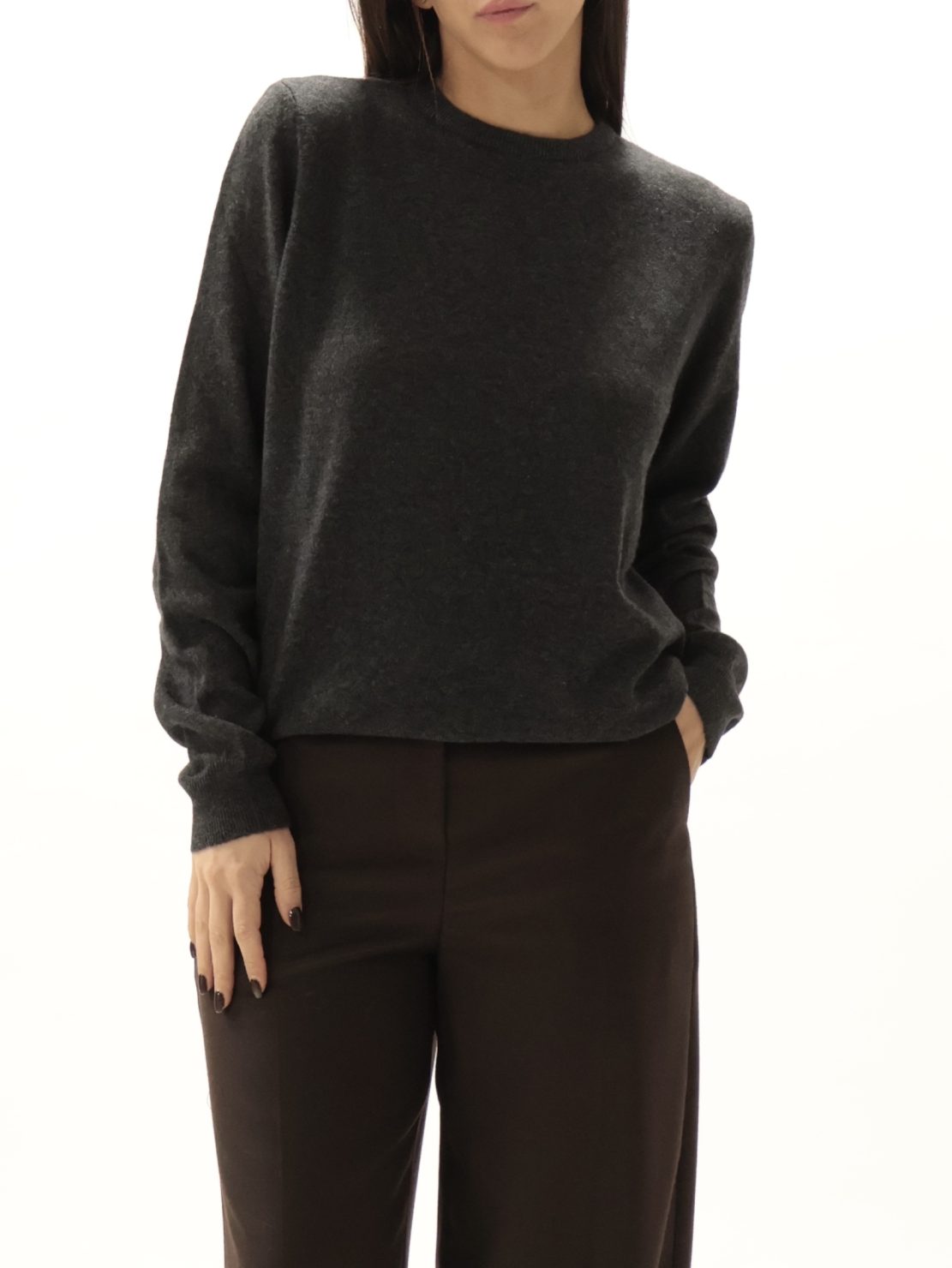 Maglione bestseller lana/cashmere antracite