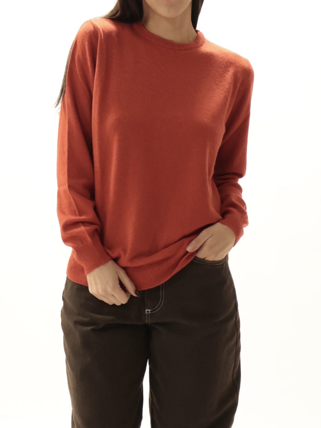 Maglione bestseller lana/cashmere  corallo