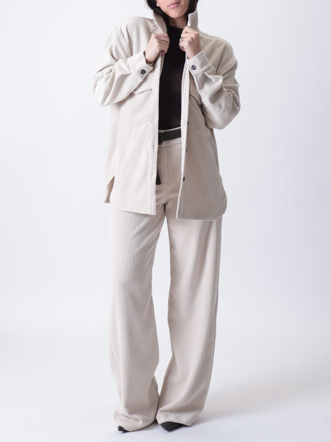 Camicia over  velluto burro PREORDINE 10/11