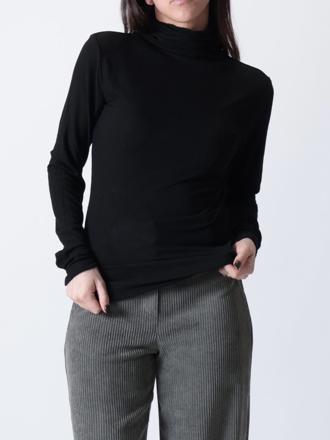 Dolcevita costine nero