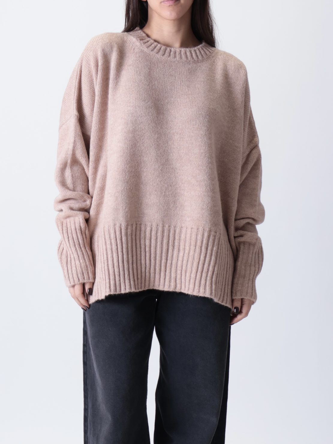 Pullover rasato macumba  cipria