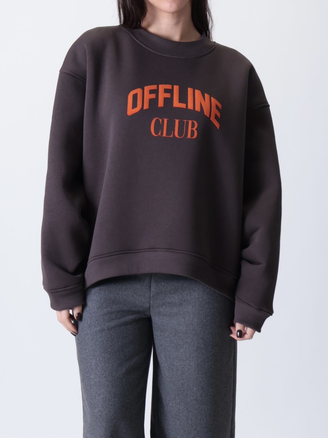 Felpa moro "offline club"