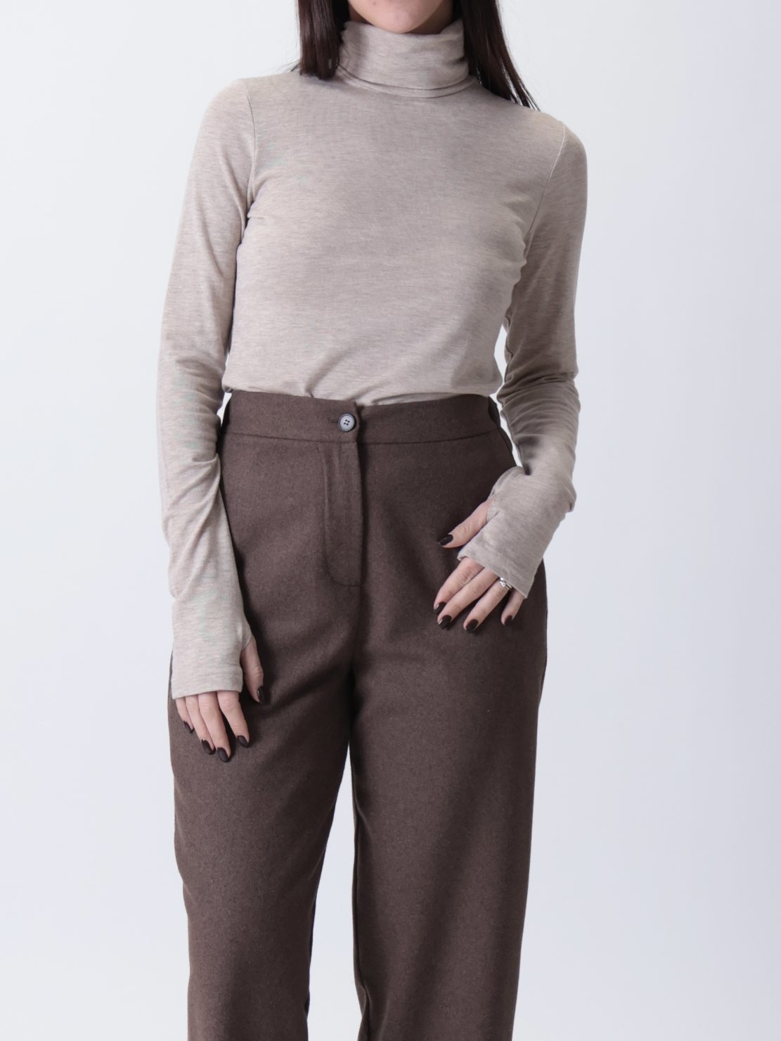 Dolcevita modal/lana casha