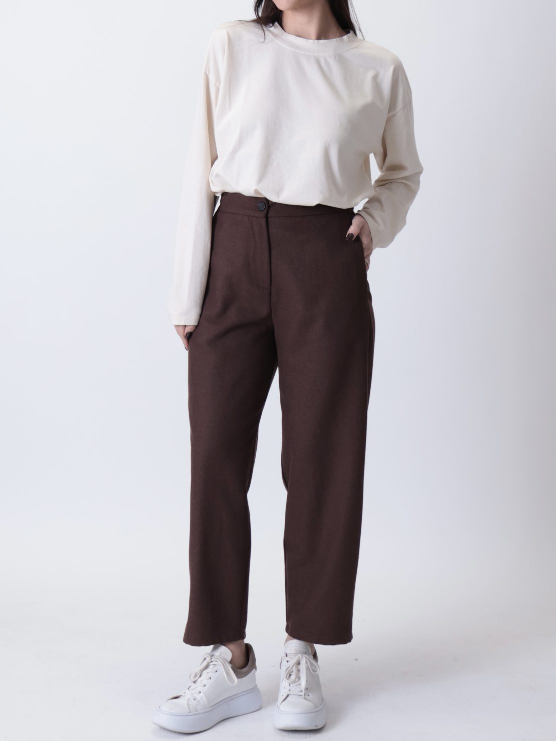 Pantalone bestseller lana moro