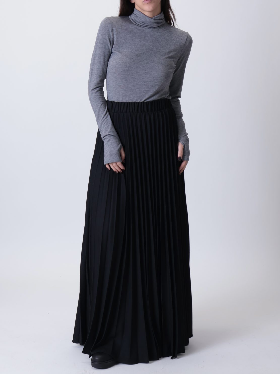 Dolcevita modal/lana grigio