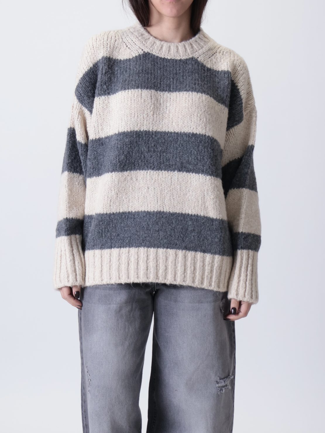 Pullover riga burro/antracite