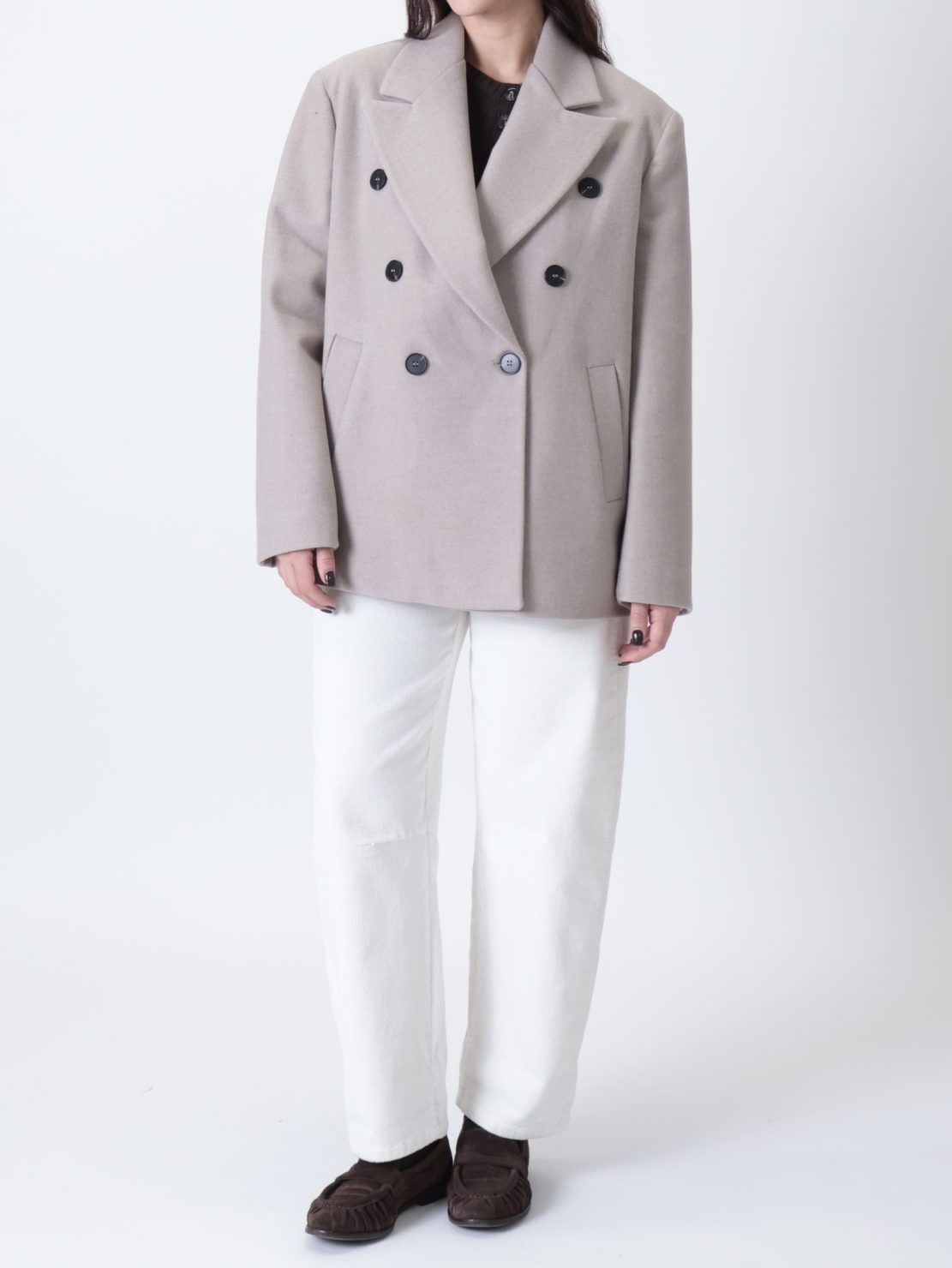 Giacca cappotto doppiopetto casha