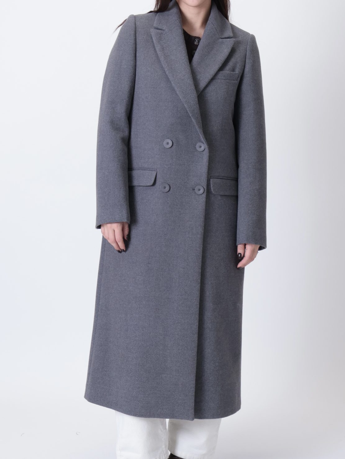 Cappotto 4 bottoni grigio