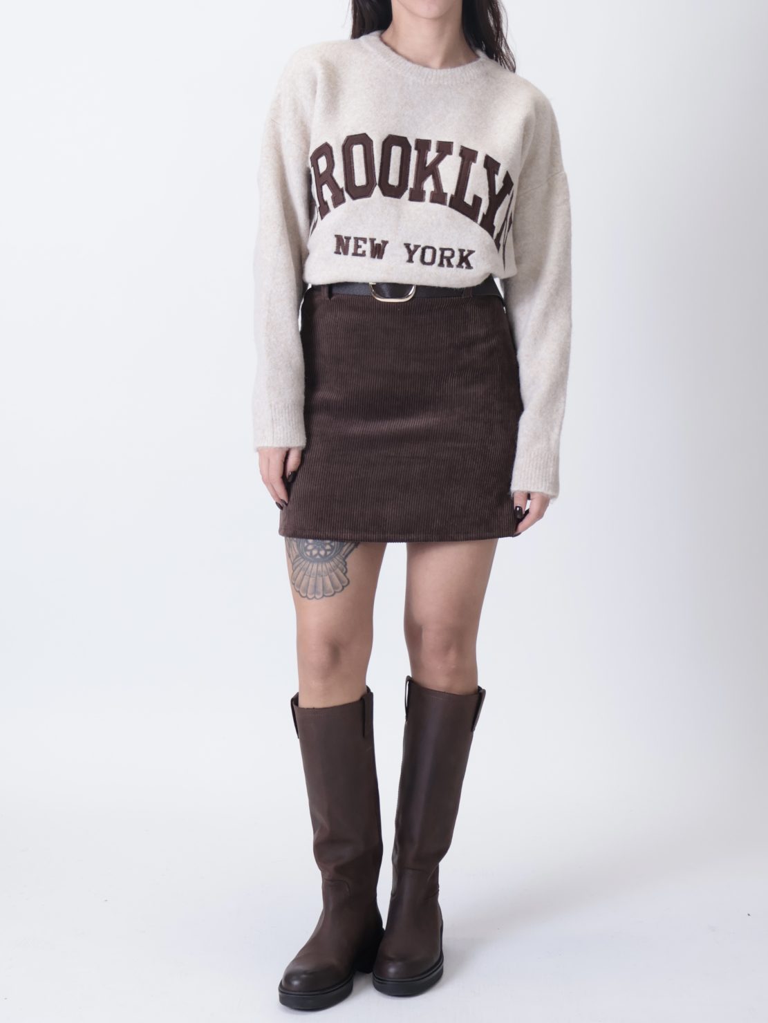 Minigonna velluto moro PREORDINE 24/11