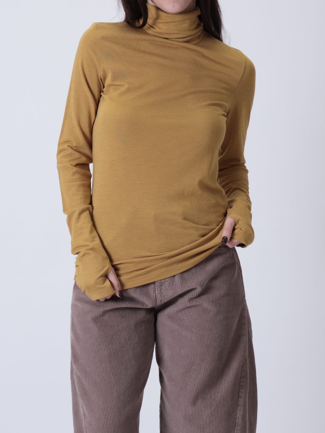 Dolcevita modal/lana senape