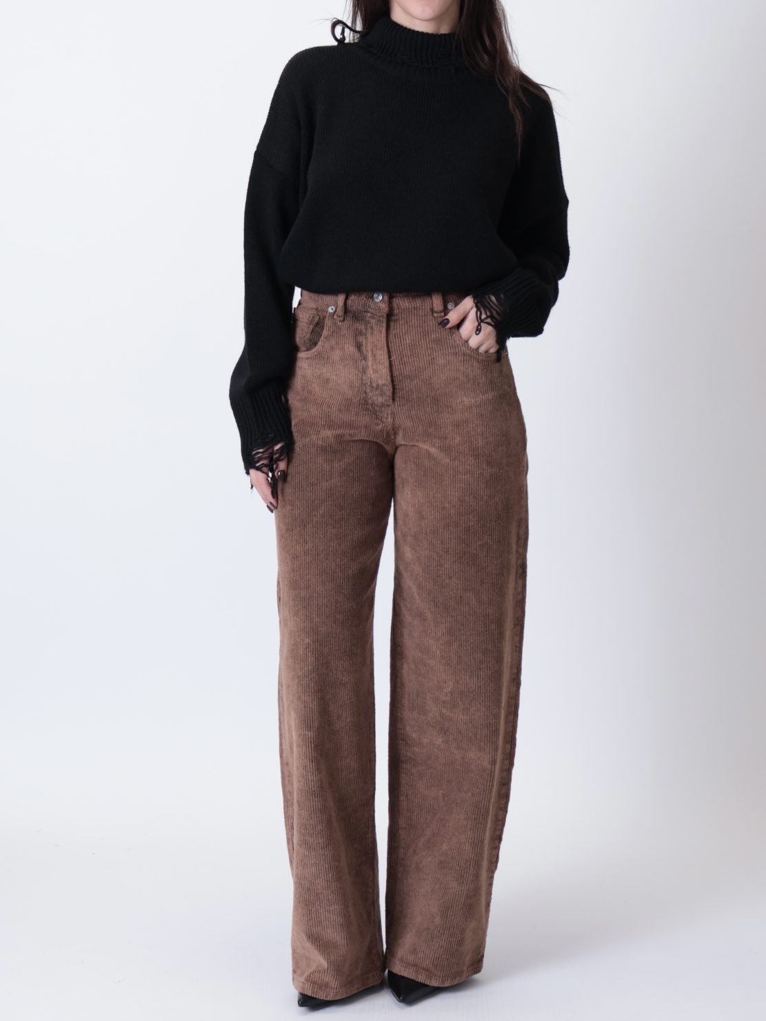 Pantalone bella velluto moro PREORDINE 24/11