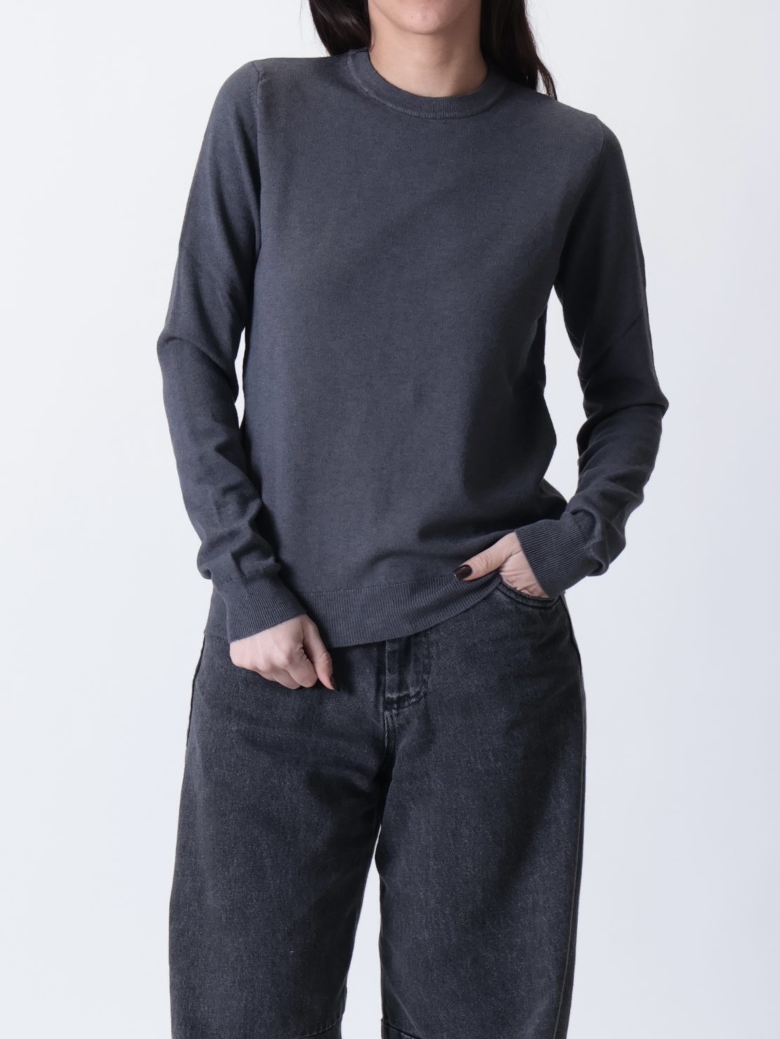 Pull giro slim antracite