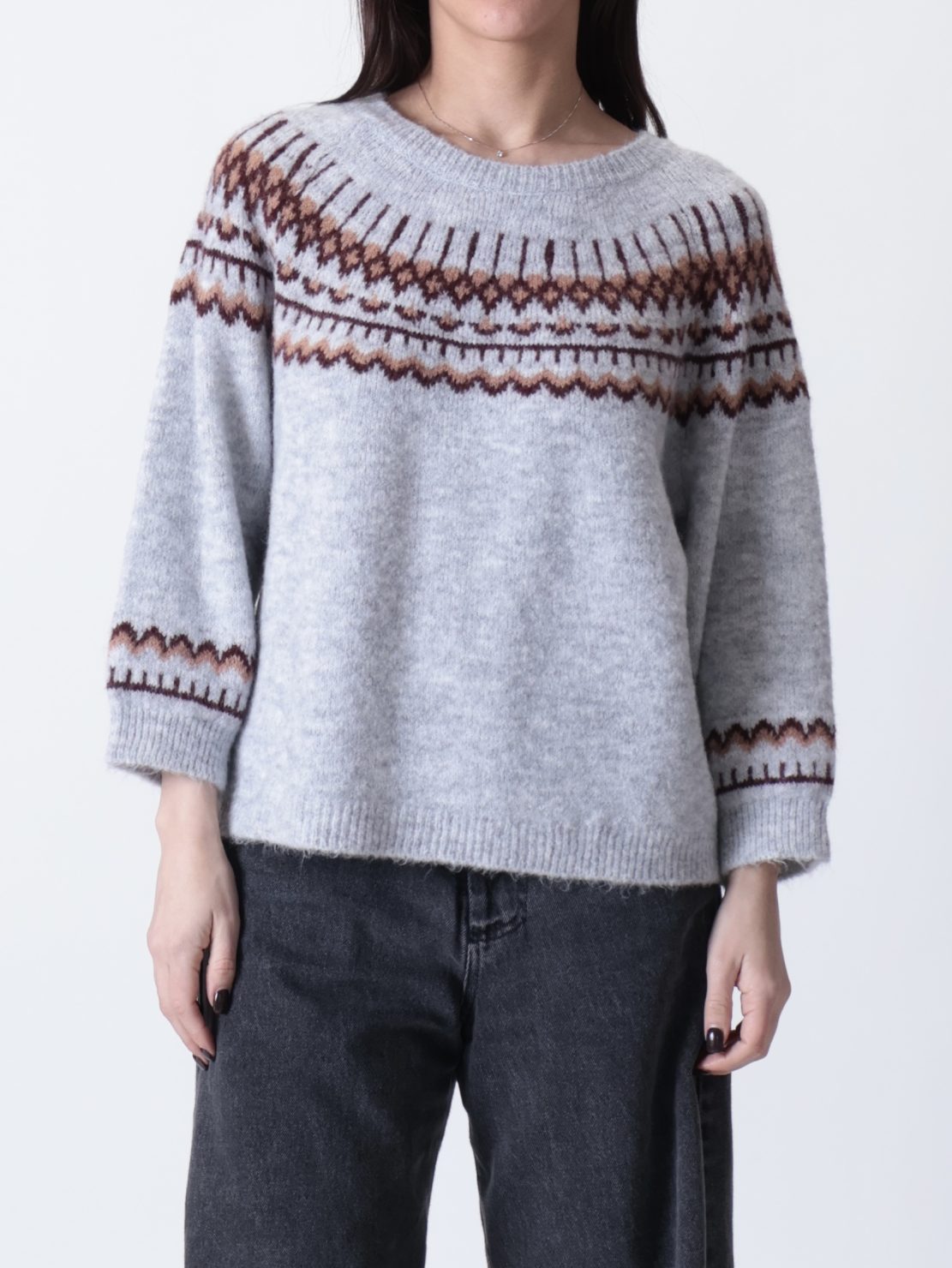 Maglione norvegese perla