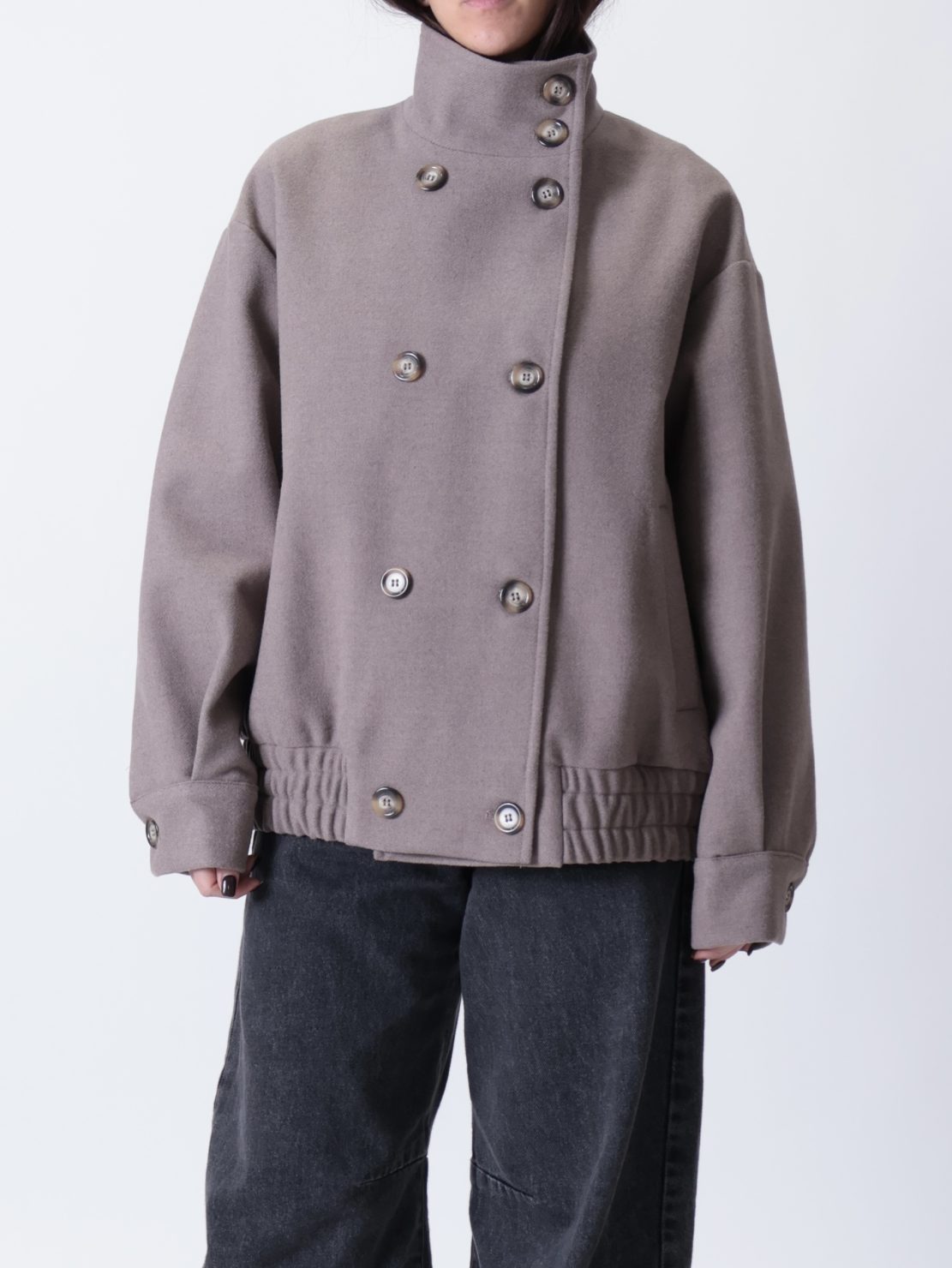 Cappotto bomber collo alto casha