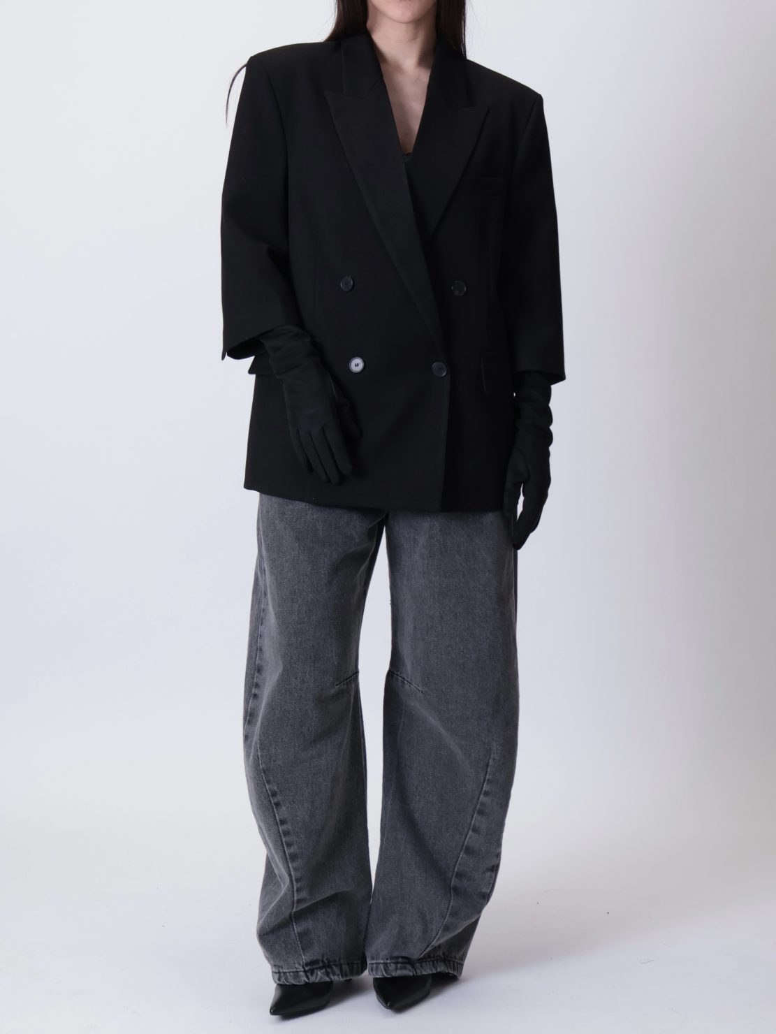 Giacca 3/4 guanti nera