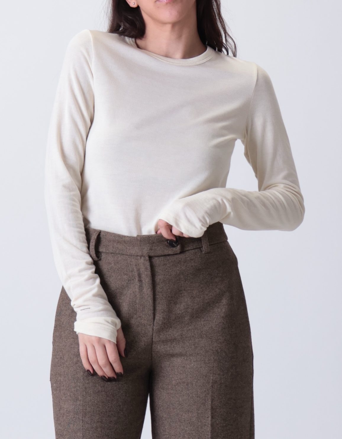 Maglia modal/lana panna PREORDINE 17/11