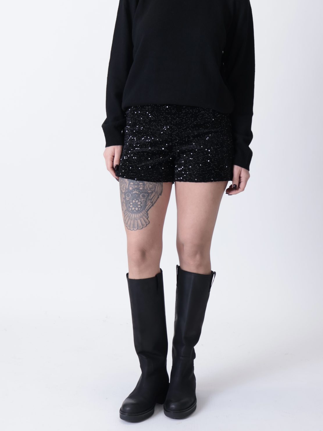 Culotte paillettes nero PREORDINE 09/12