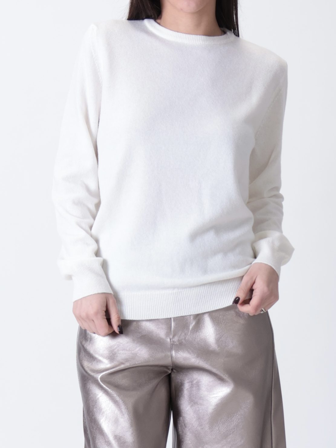 Maglione bestseller lana/cashmere panna