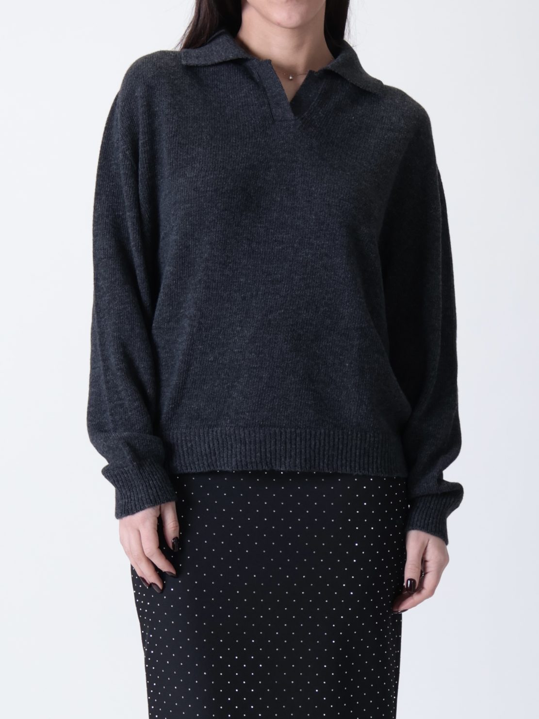 Polo bestseller lana/cashmere antracite