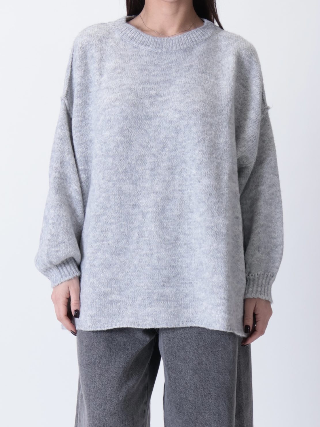 Maglione ampio perla