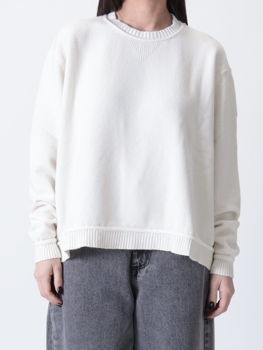 Maglione felpa burro