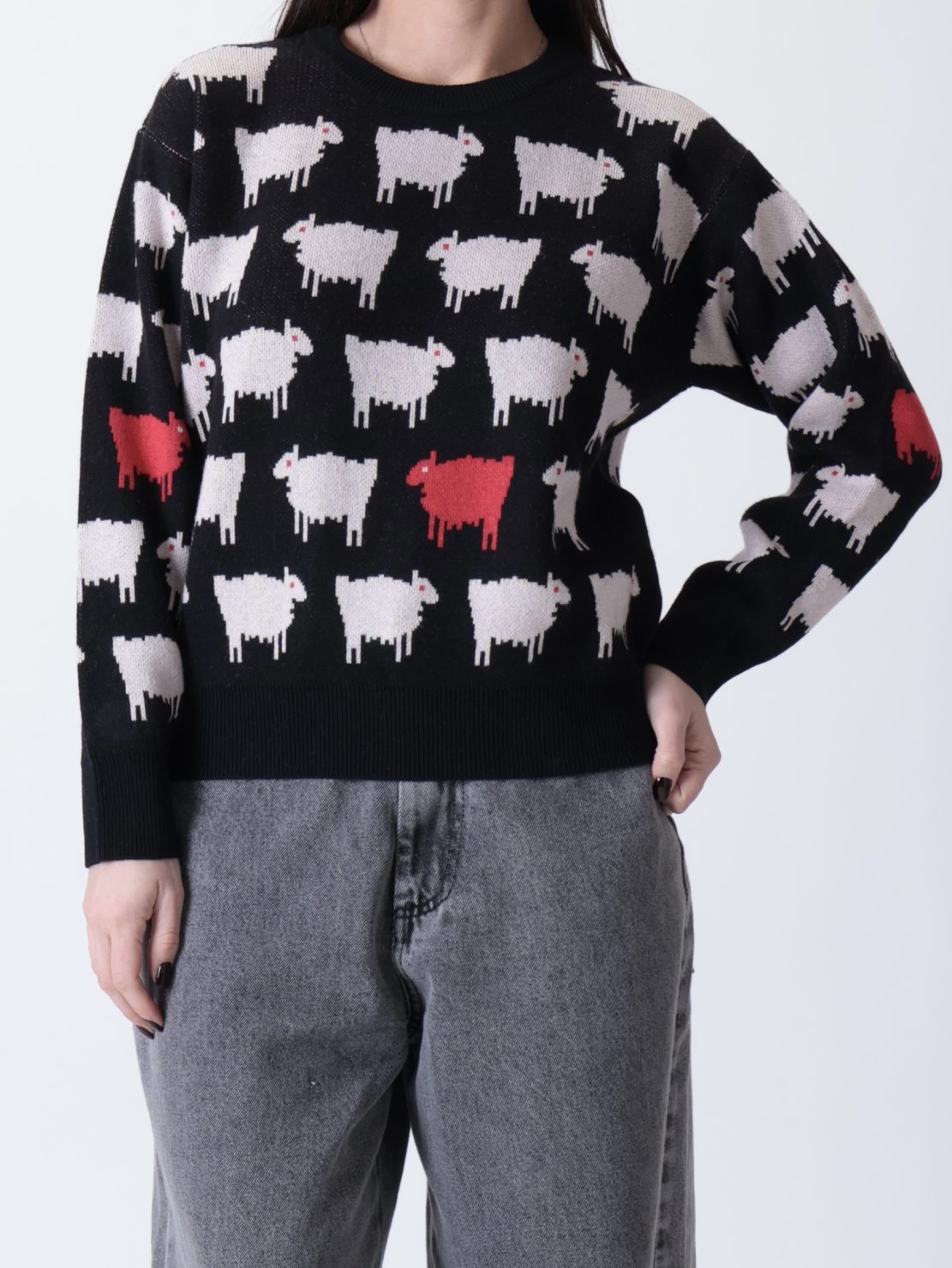 Maglione Lady D nero