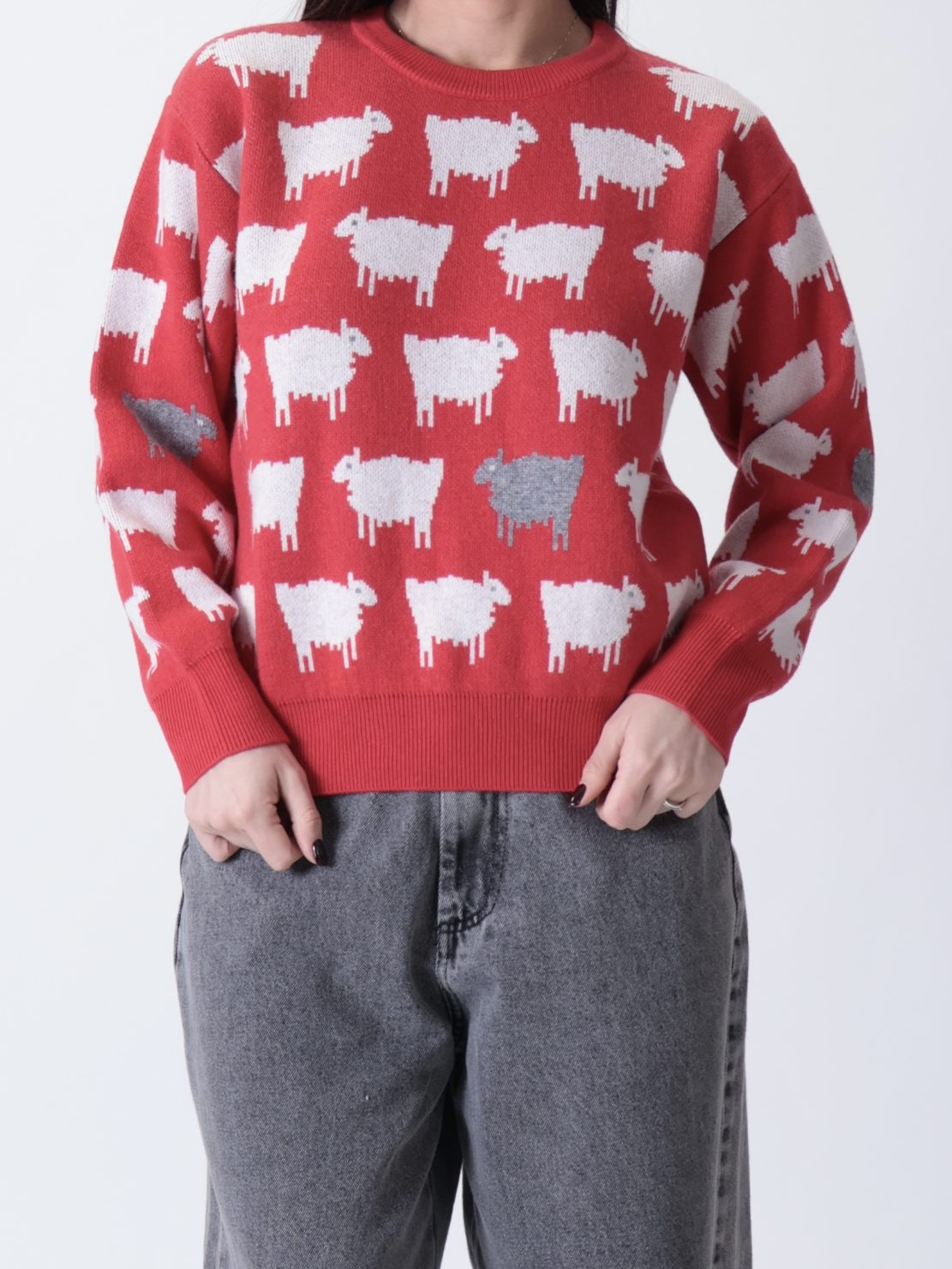 Maglione Lady D rosso PREORDINE 09/12