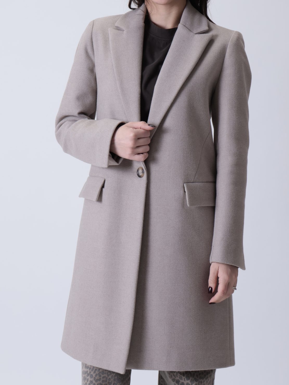 Cappotto un bottone casha