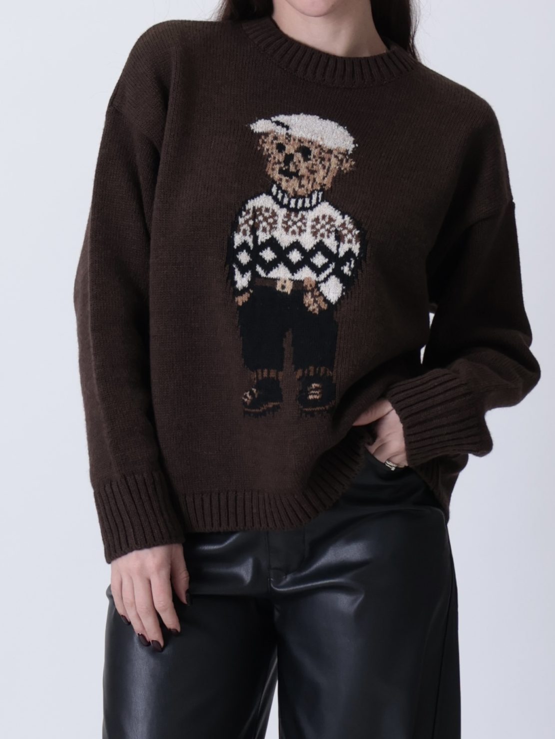 Maglione orsetto moro