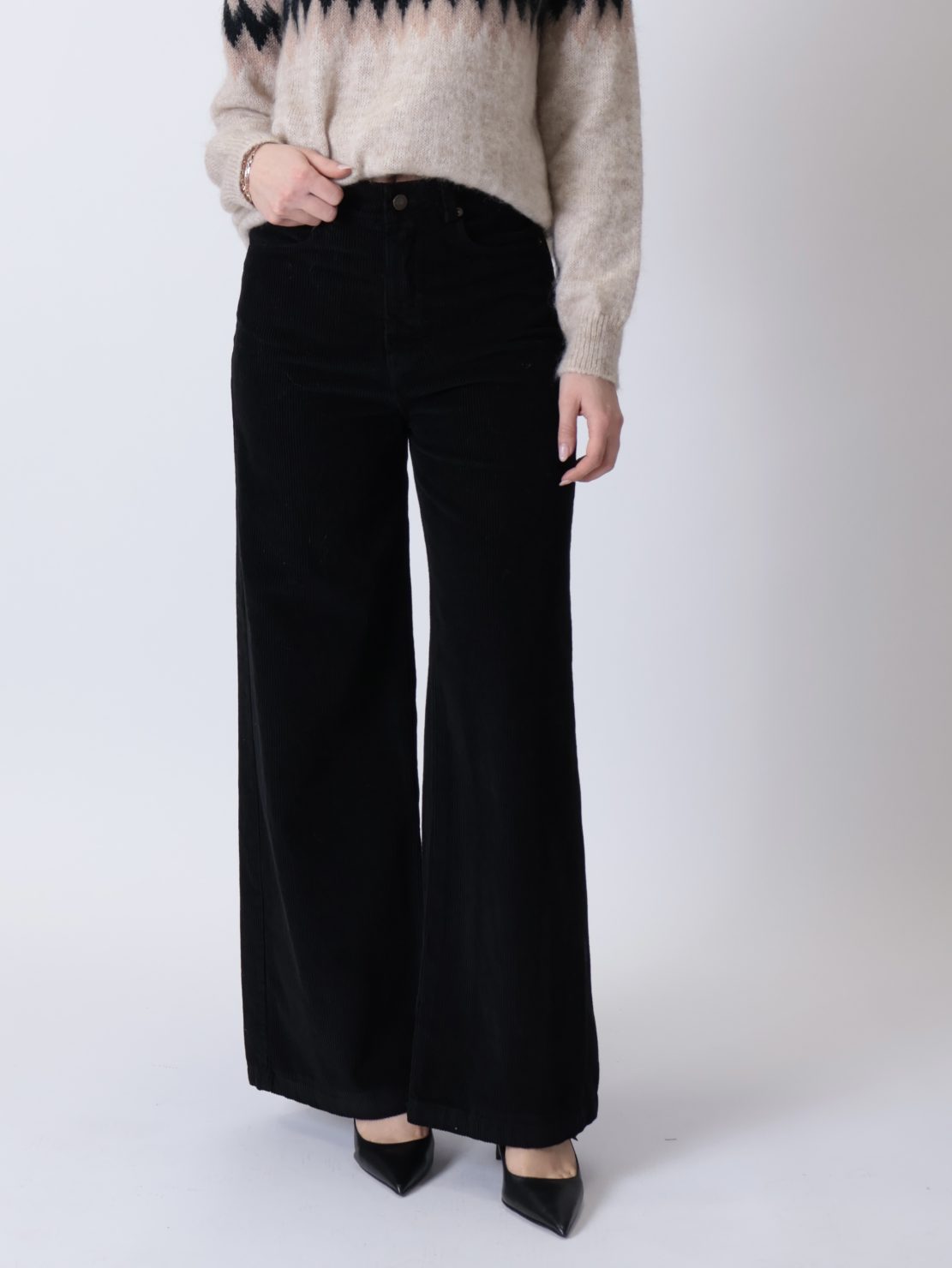 Pantalone Giusy velluto nero