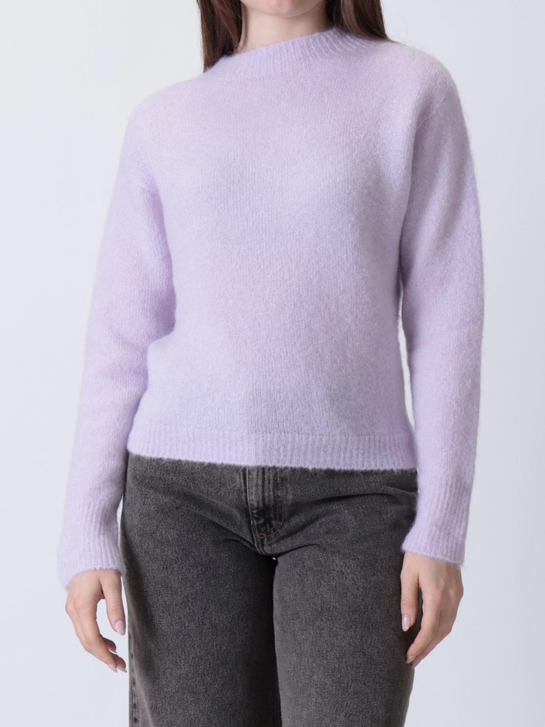 Maglione fluffy lavanda