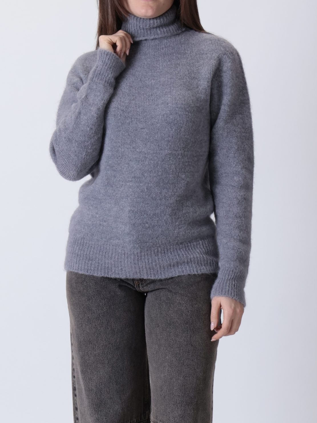 Dolcevita fluffy grigio