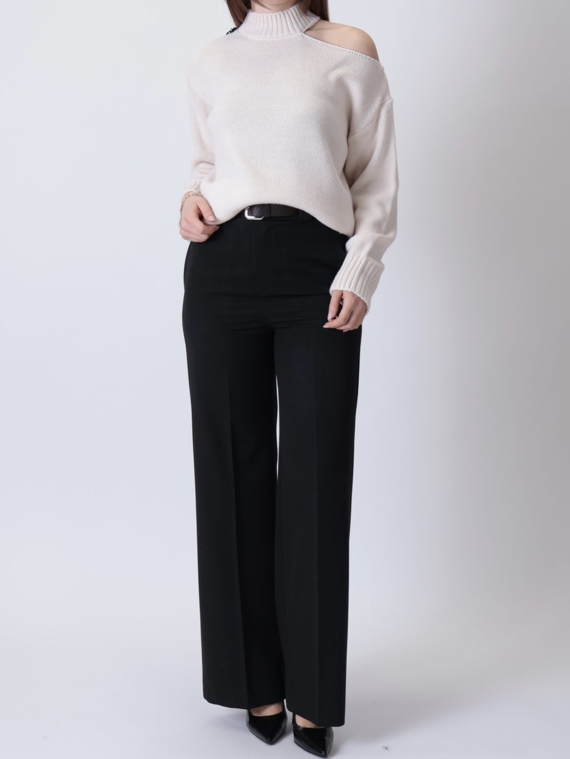 Pantalone palazzo nero