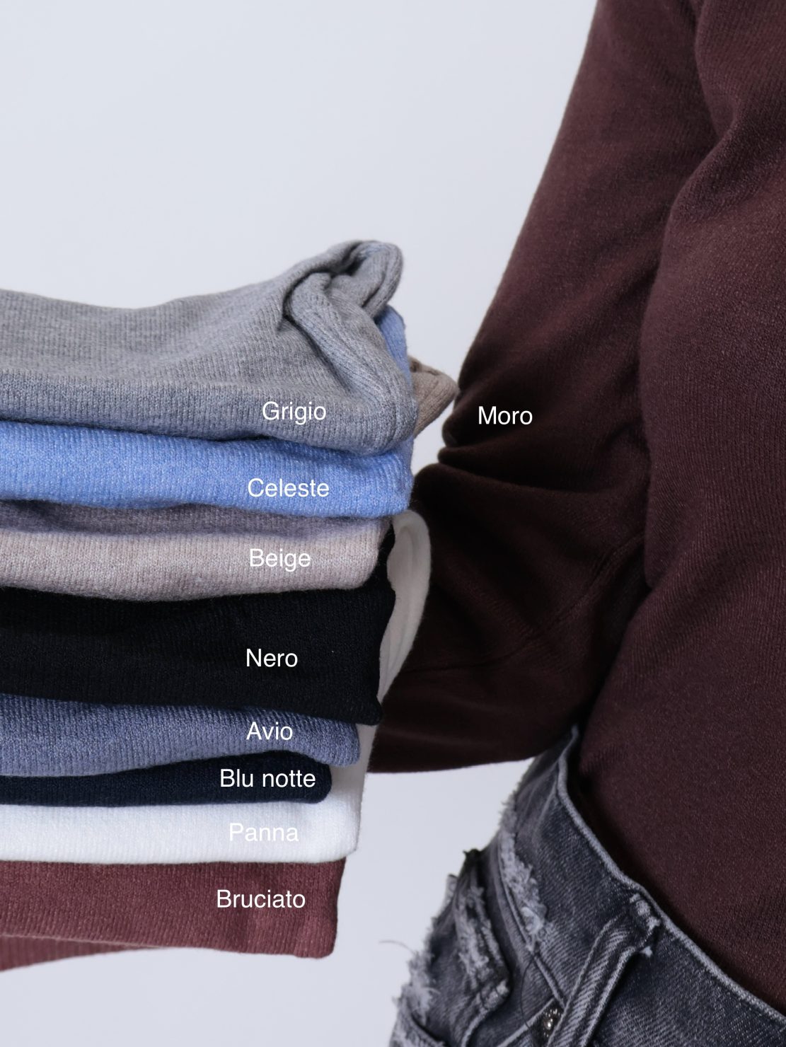 Pullover girocollo viscosa