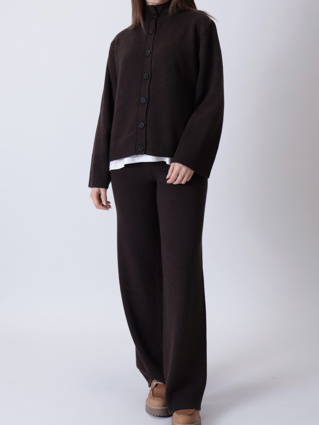 Cardigan icon bottoni moro