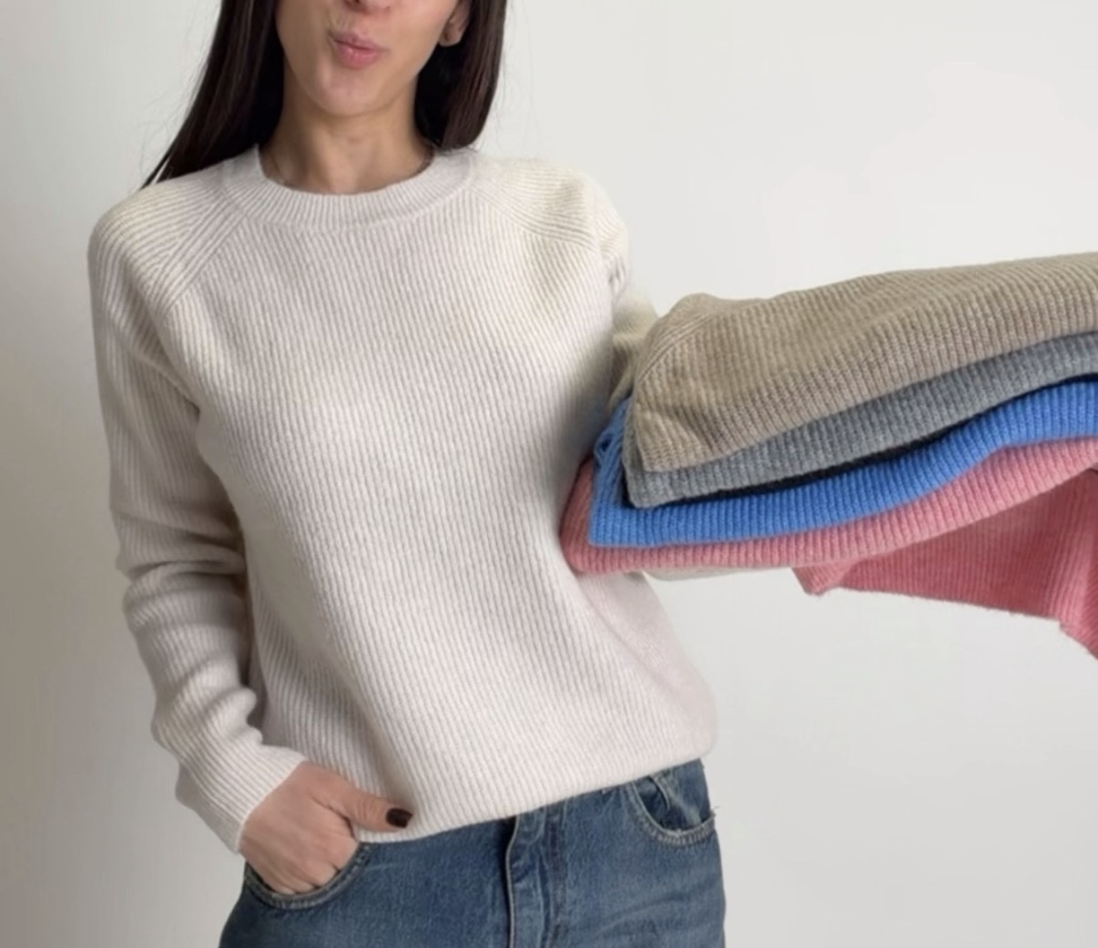 Pullover costina new