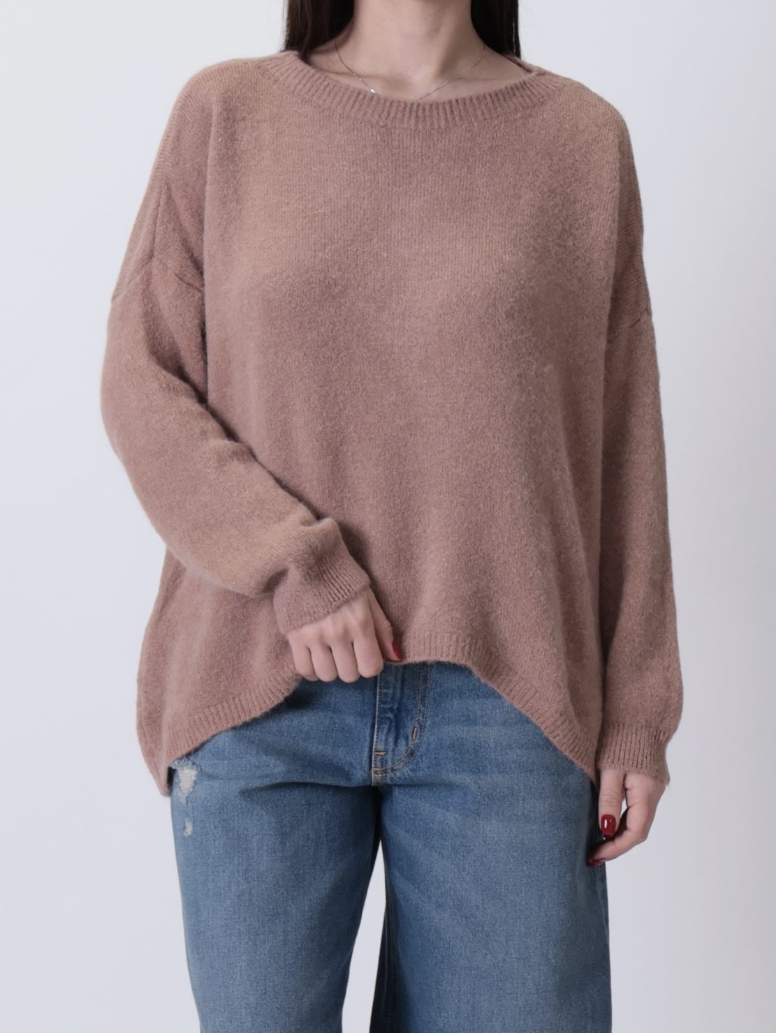 Pullover alpaca mocha mousse