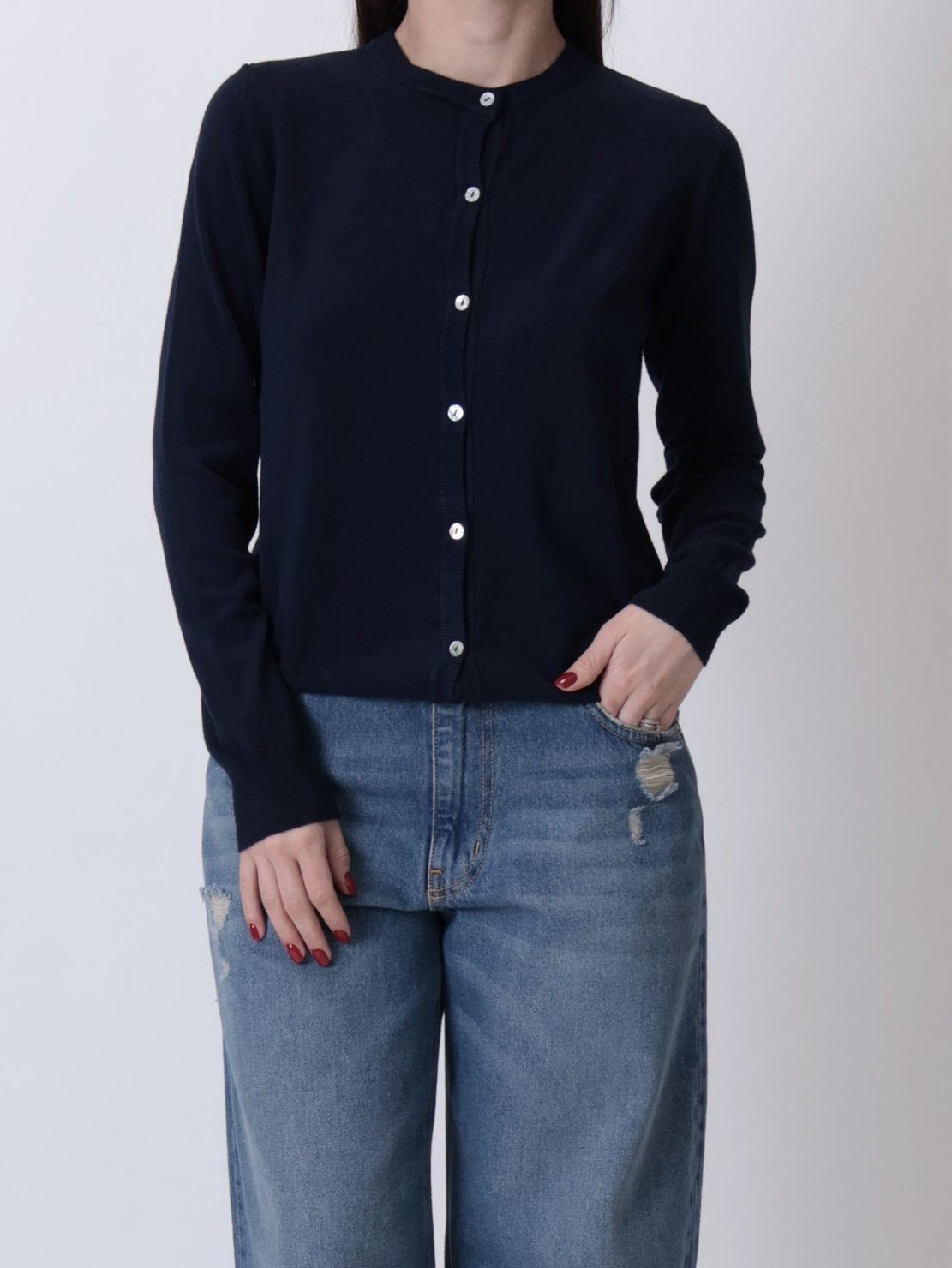 Golfino Rebecchina basico blu