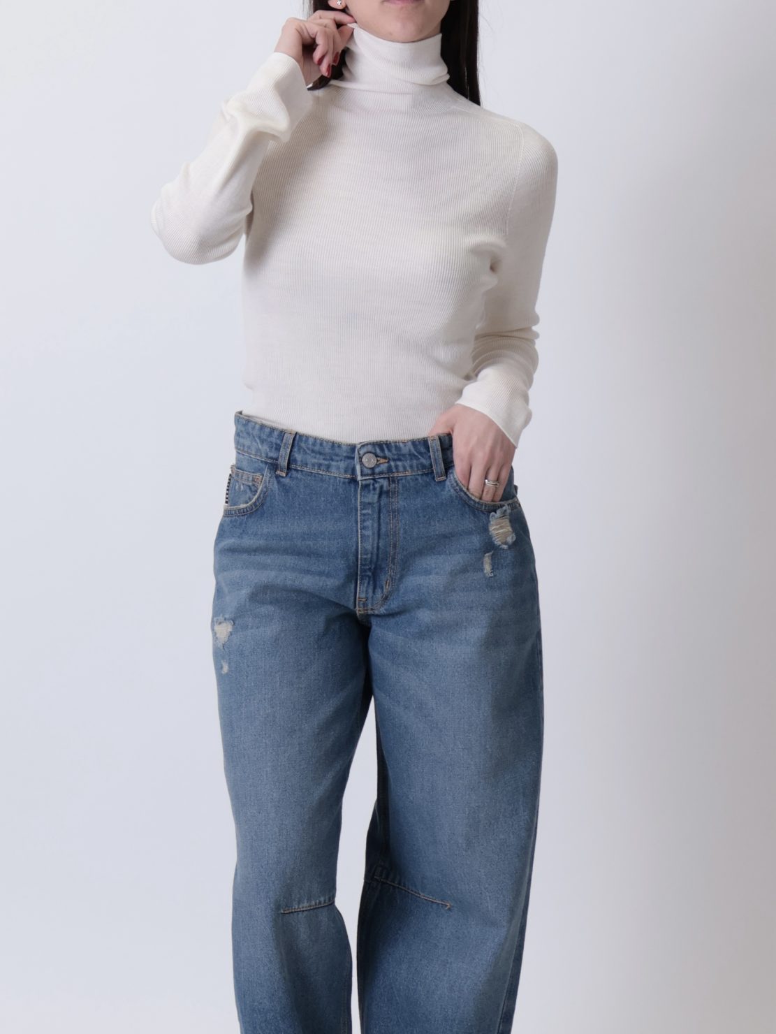 Dolcevita lana merino panna