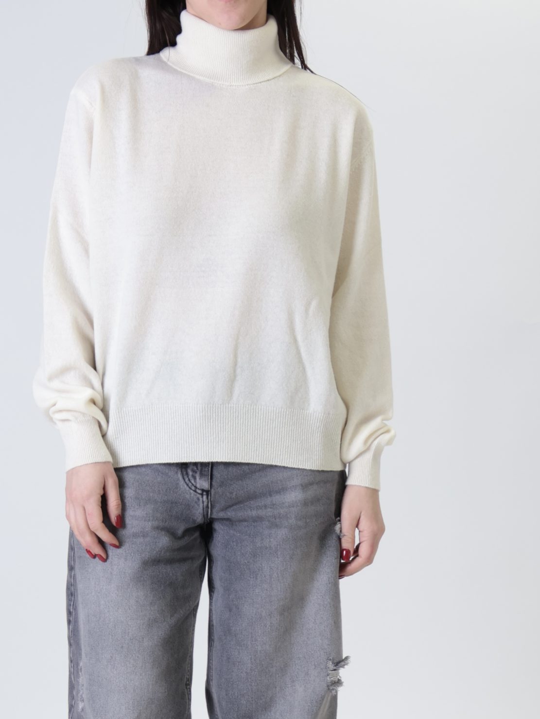 Dolcevita 80% lana ecru