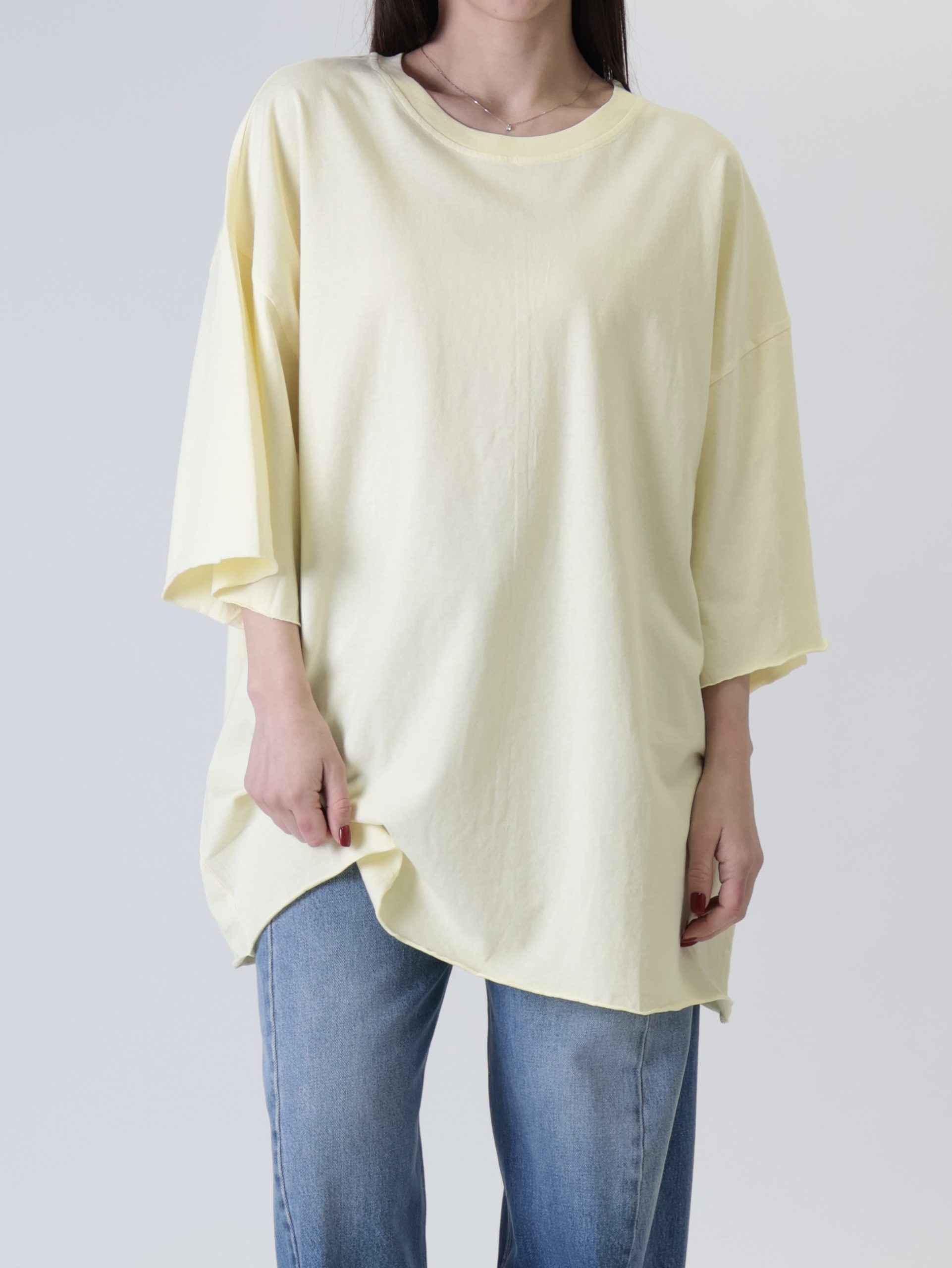 T-shirt super over giallo