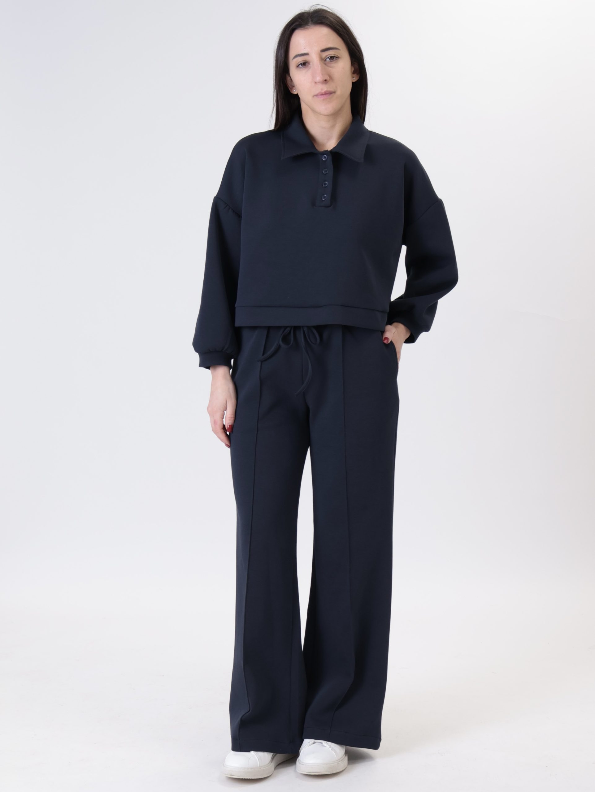 Polo Brooklyn bottoni blu