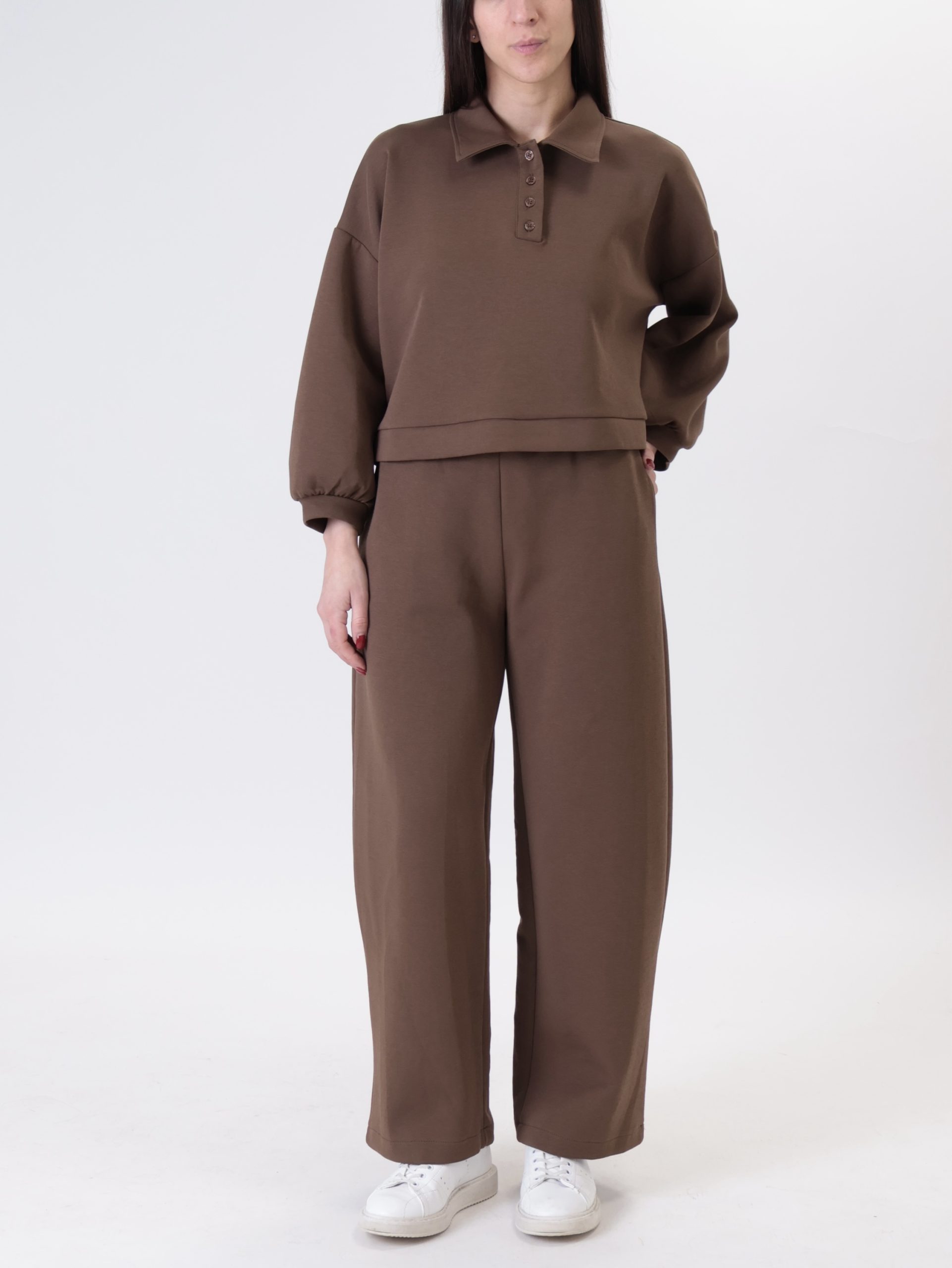 Pantalone Brooklyn balloon cioccolato