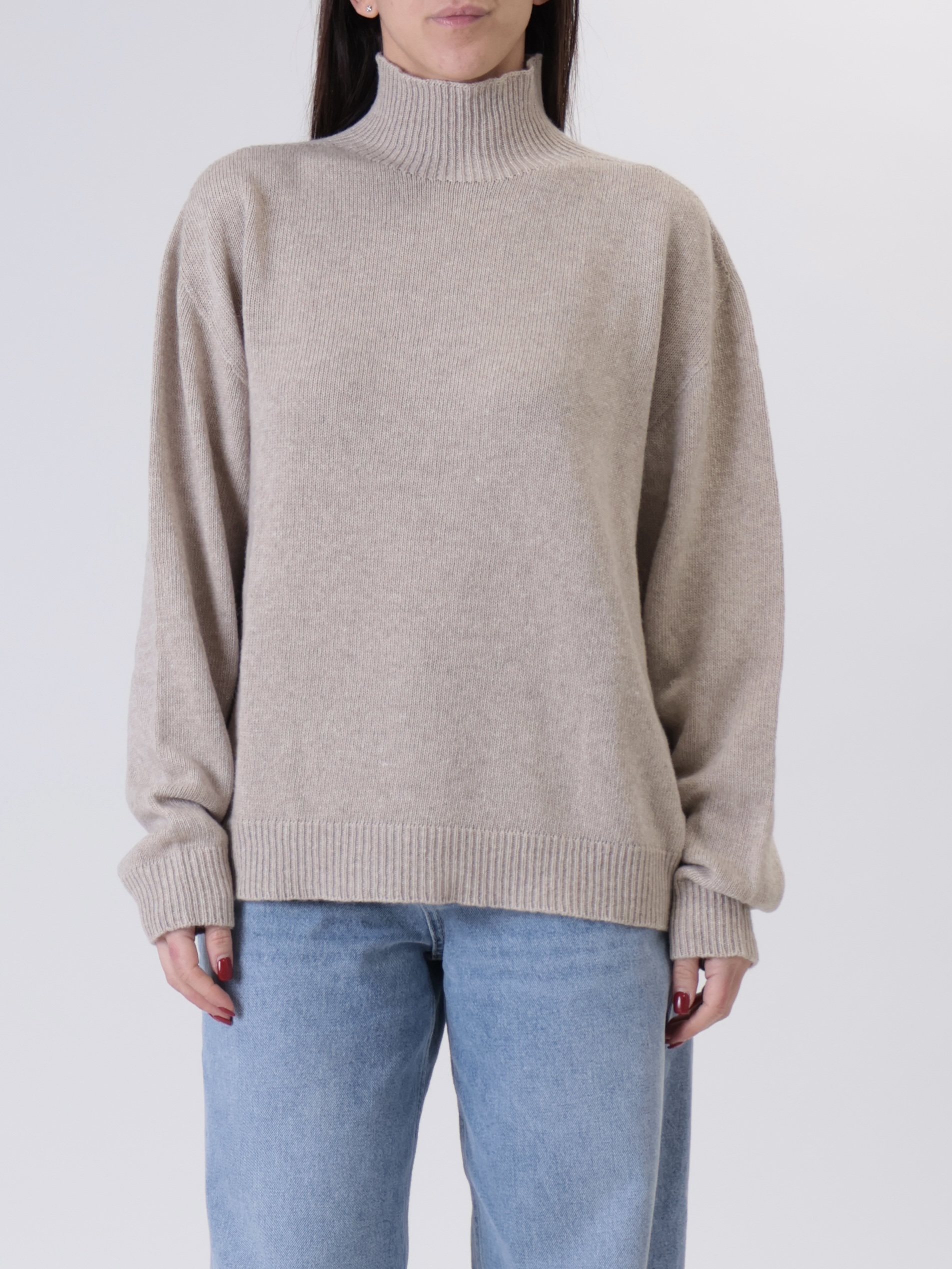 Pullover collo cratere casha