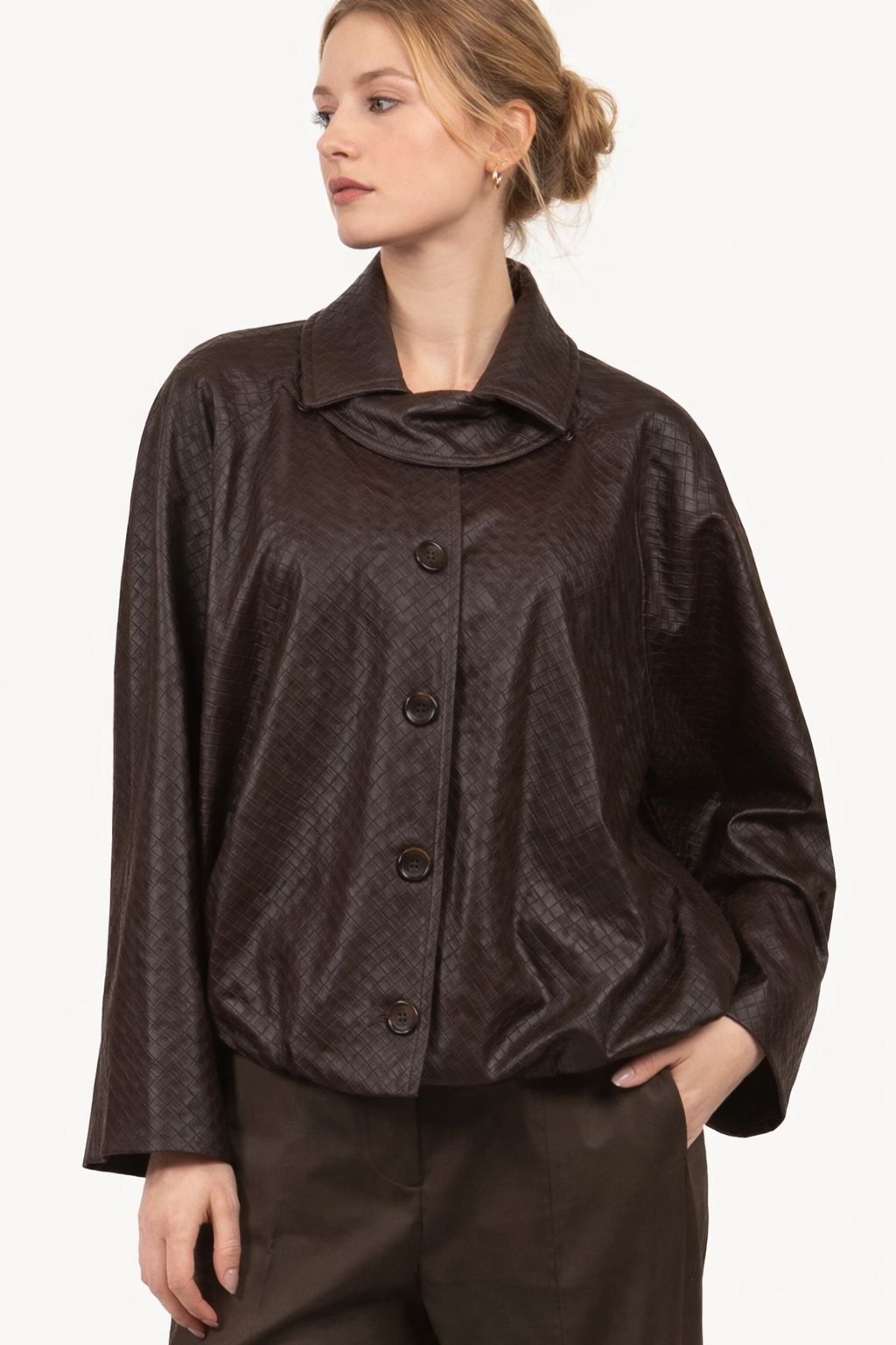 Bomber intrecciato moro PREORDINE 23/02