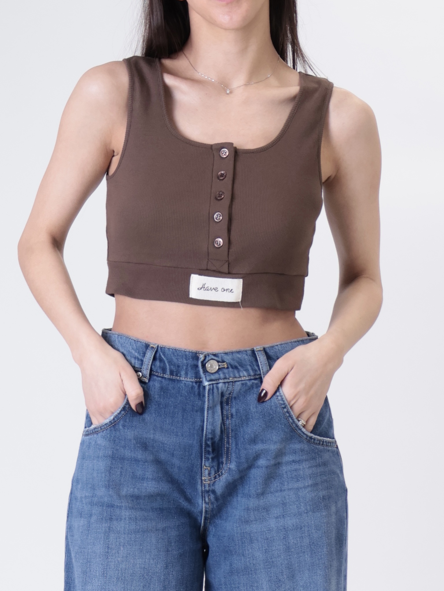 Canotta crop serafino moro