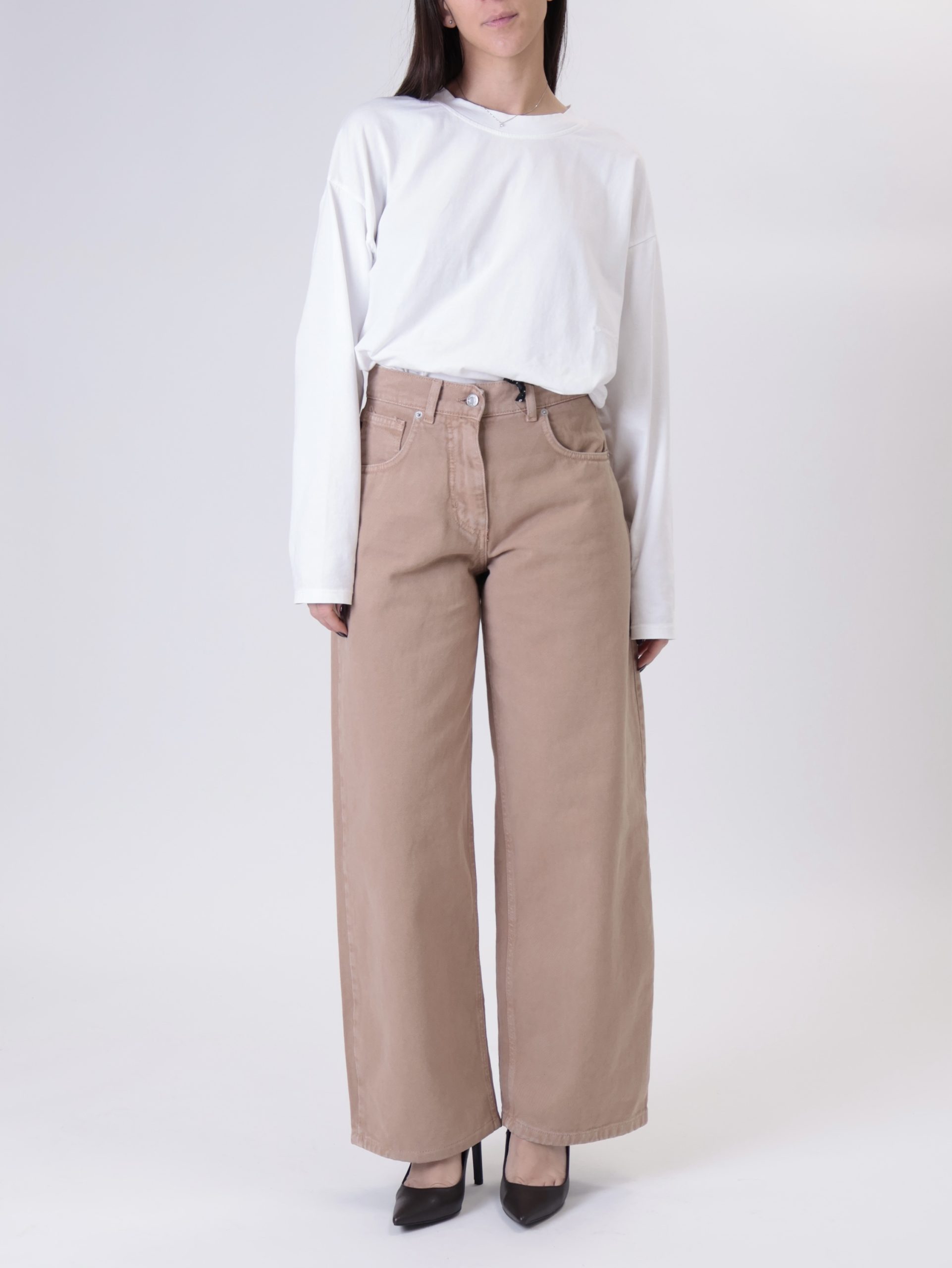 Jeans bella cammello